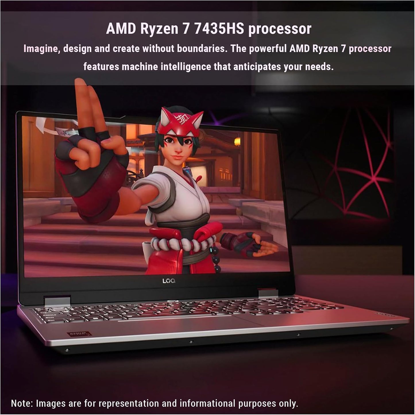 Lenovo LOQ Gaming Laptop Ryzen 7 RTX 4070 64GB 1TB SSD