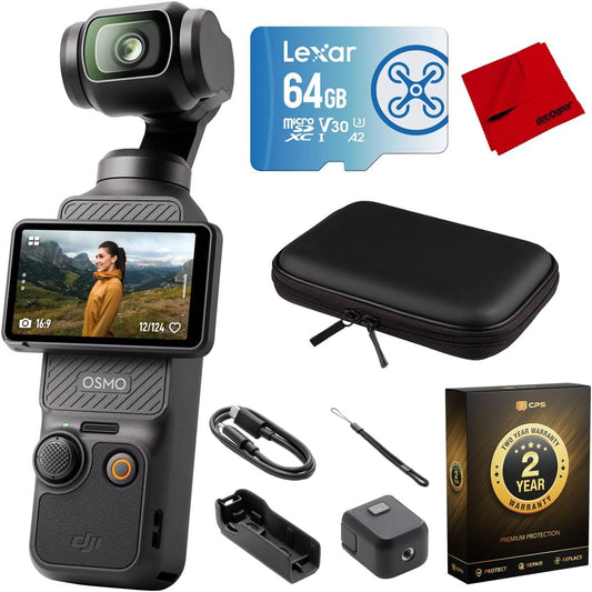 DJI E1DJIOSMOPOCK3 Osmo Pocket 3 Gimbal Stabilizer Bundle