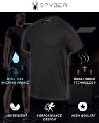 Spyder Athletic T-Shirt Men's Performance Dry-Fit Tee
