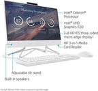 HP 22D All-in-One Desktop PC - 32GB RAM, 1TB SSD + 500GB External HDD