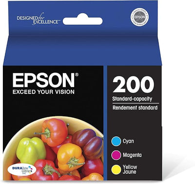 EPSON T200 DURABrite Ultra Ink Standard Capacity Color Combo Pack