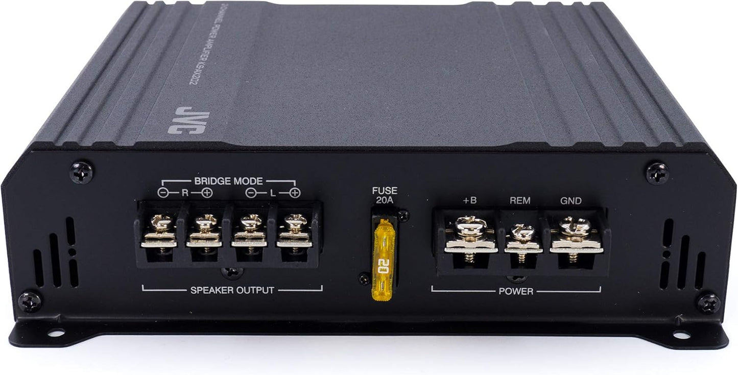 JVC KS-AX202 300W 2-Channel Class AB Amplifier