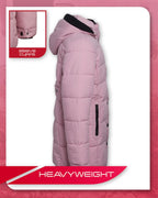 Spyder Puffer Jacket Girls Long Length Quilted Winter Coat