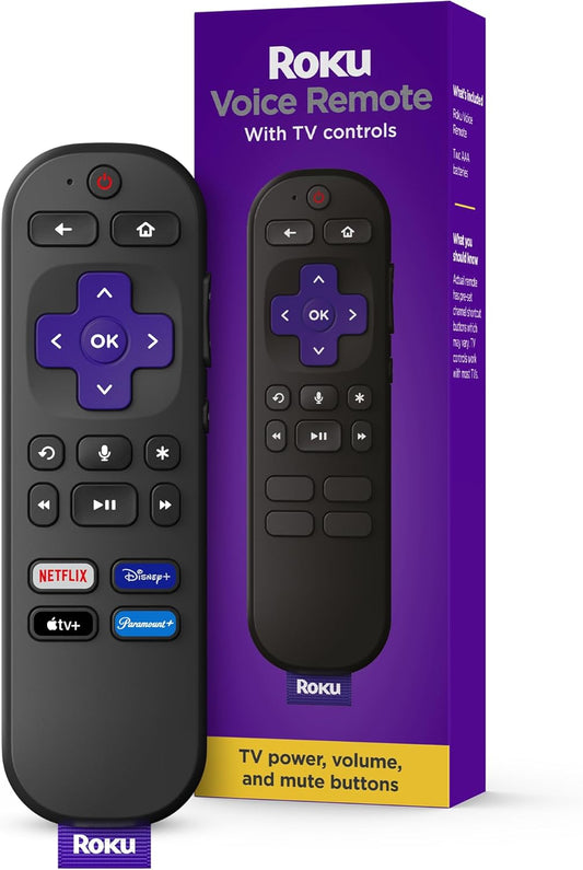 Roku RCA1R Voice Remote - Compatible with Roku Devices