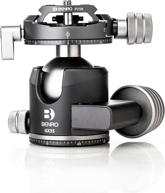 Benro GX35 Arca-Swiss Ballhead with PU56 Plate