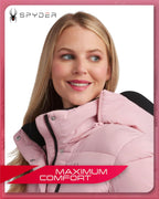 Spyder Long Puffer Insulated Windbreaker Women's Jacket