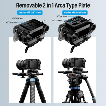 Sirui AM-QA-LR 15mm Rail System with QR Plate