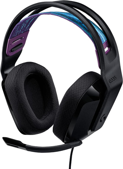 Logitech G335 Wired Gaming Headset - Black (Renewed)