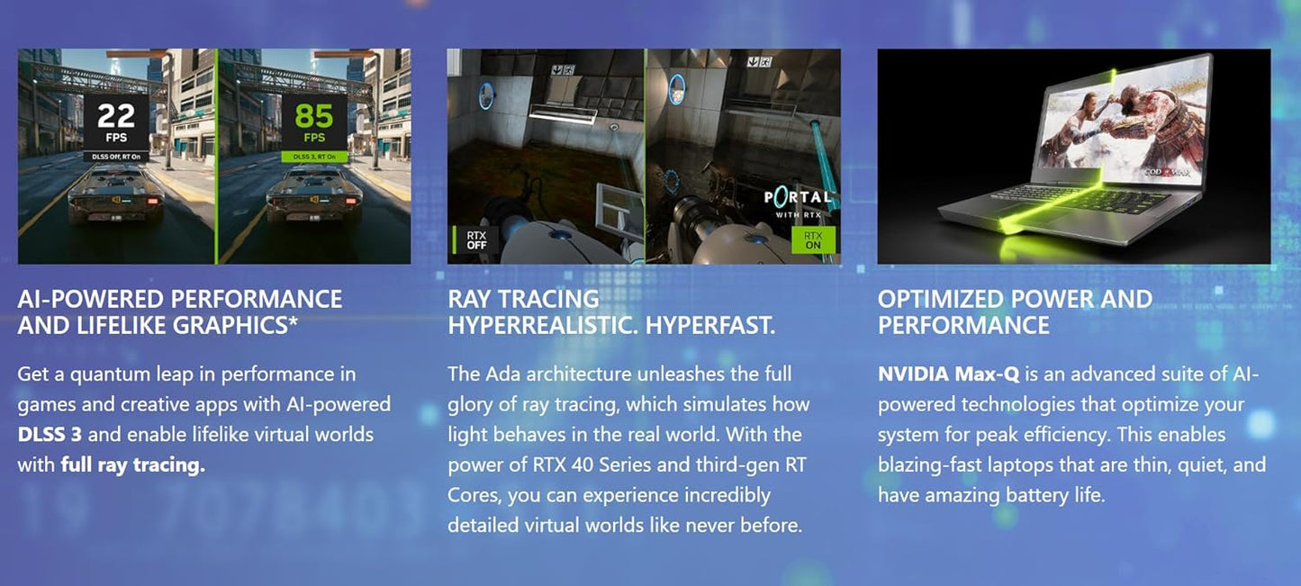 MSI CYBORG1413018 RTX 4060 Gaming Laptop i7 32GB RAM 2TB SSD