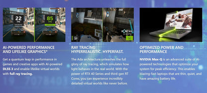 MSI CYBORG1413018 RTX 4060 Gaming Laptop i7 32GB RAM 2TB SSD