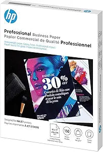 HP Q1987A Glossy Inkjet Business Paper - 8.5 x 11