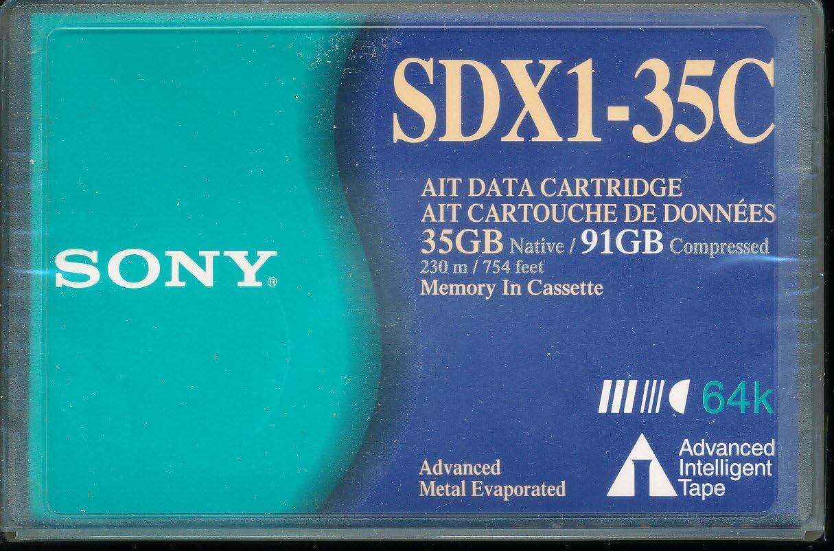 Sony SDX135C 35/91GB AIT-1 Data Tape Cartridge