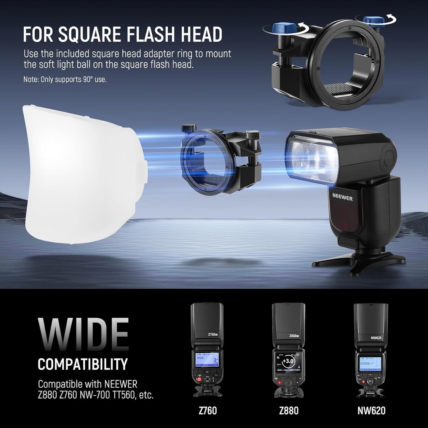 Neewer 10104925 CRS7 Softbox Diffusion Dome Kit