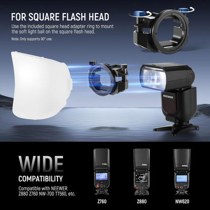 Neewer 10104925 CRS7 Softbox Diffusion Dome Kit