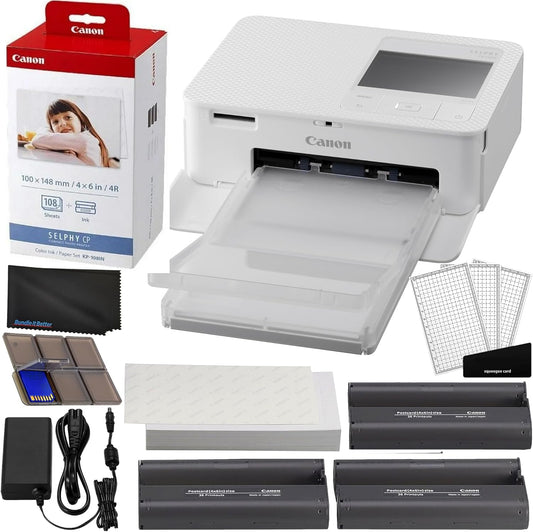 Canon CACP1500 Selphy CP1500 Photo Printer Bundle
