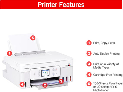 Canon 6706C022 Megatank G3290 Wireless All-in-One Printer