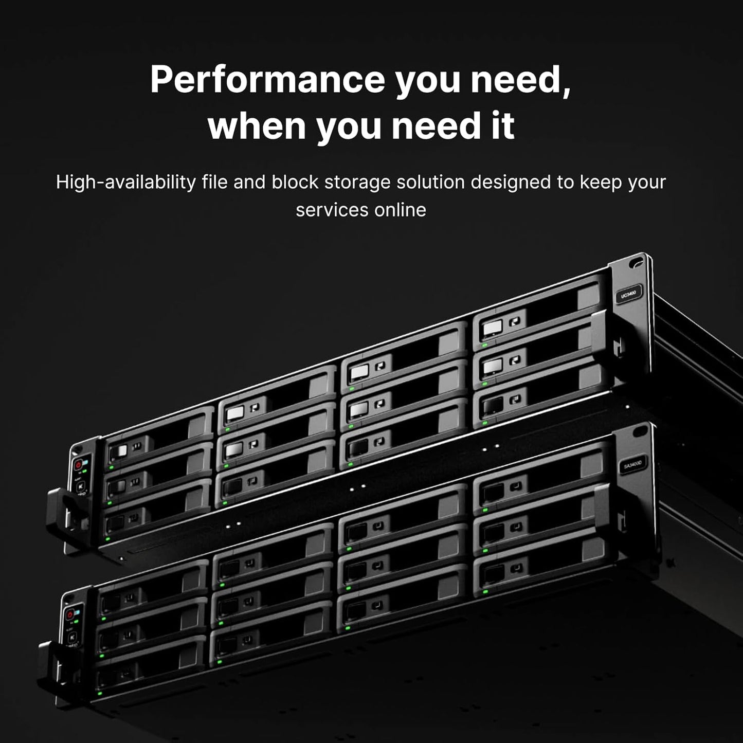 Synology SA3400D 12-Bay Dual Controller NAS