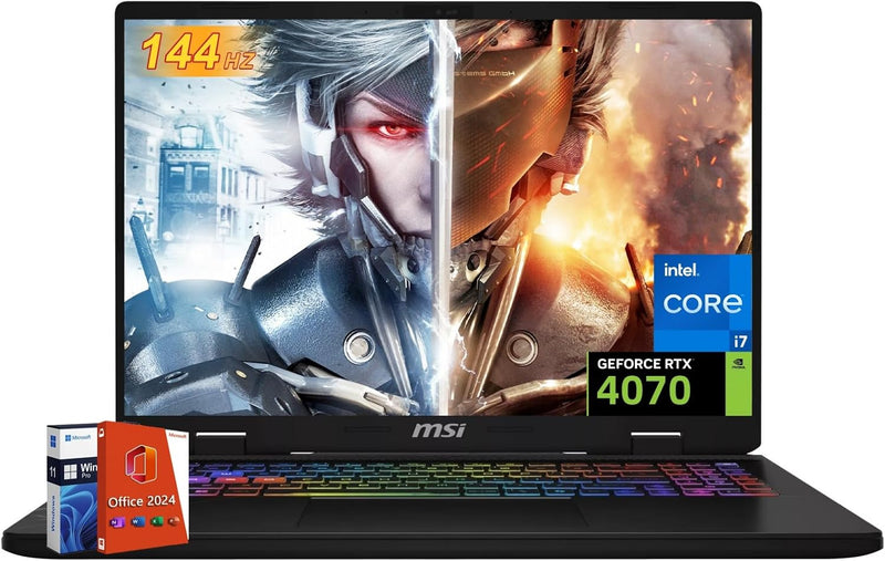 MSI CROSSHAIR1614057 Gaming Laptop RTX 4070 i7-14650HX 32GB 2TB SSD — main product image