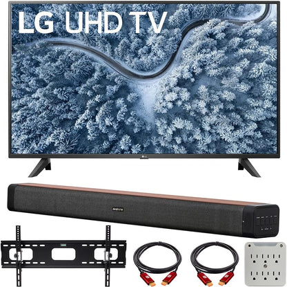 LG E2LG55UP7000PUA 55" 4K Smart UHD TV Bundle