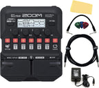Zoom AUS-G1-FOUR-COMBO-DLX Guitar Multi-Effects Pedal Bundle