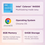 Lenovo 82N4003CUS IdeaPad 3i Chromebook 15.6