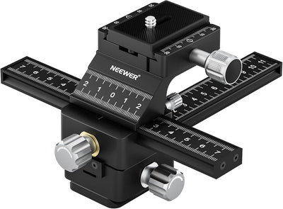 Neewer 10100932 4-Way Macro Focusing Rail Slider