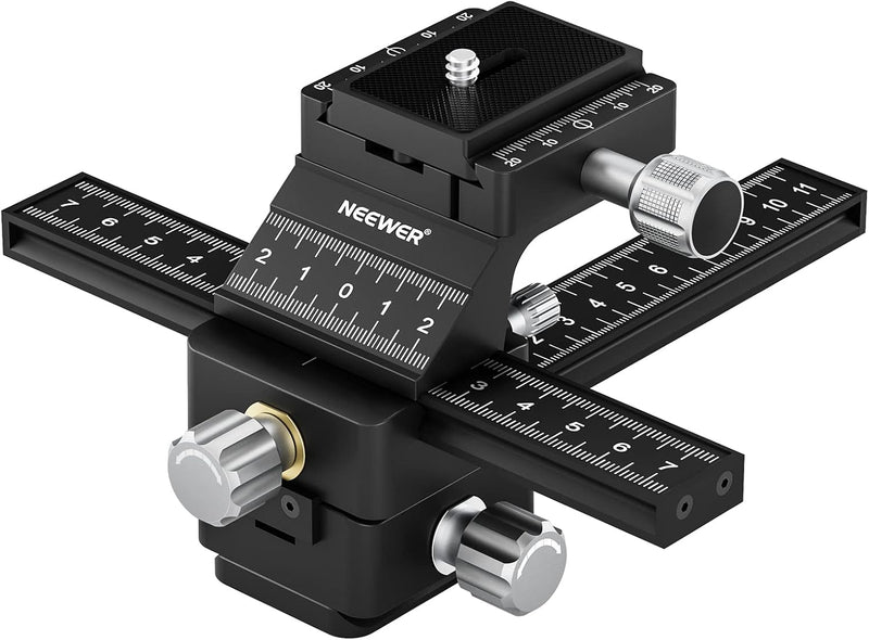 Neewer 10100932 4-Way Macro Focusing Rail Slider — main product image