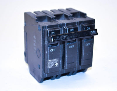 GE GETHQL32050 - 3P 50A 240V - Plug-in Circuit Breaker