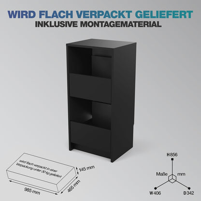 Glorious 247178 Vinyl Vault Record Collection Storage Cabinet