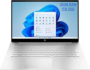 HP 17T-CH000 Envy 17.3" FHD Touch i7 Win11 Pro Laptop