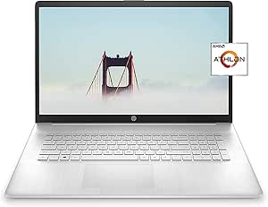 HP 17-CP0000 Athlon Silver Business Laptop with USB Drive