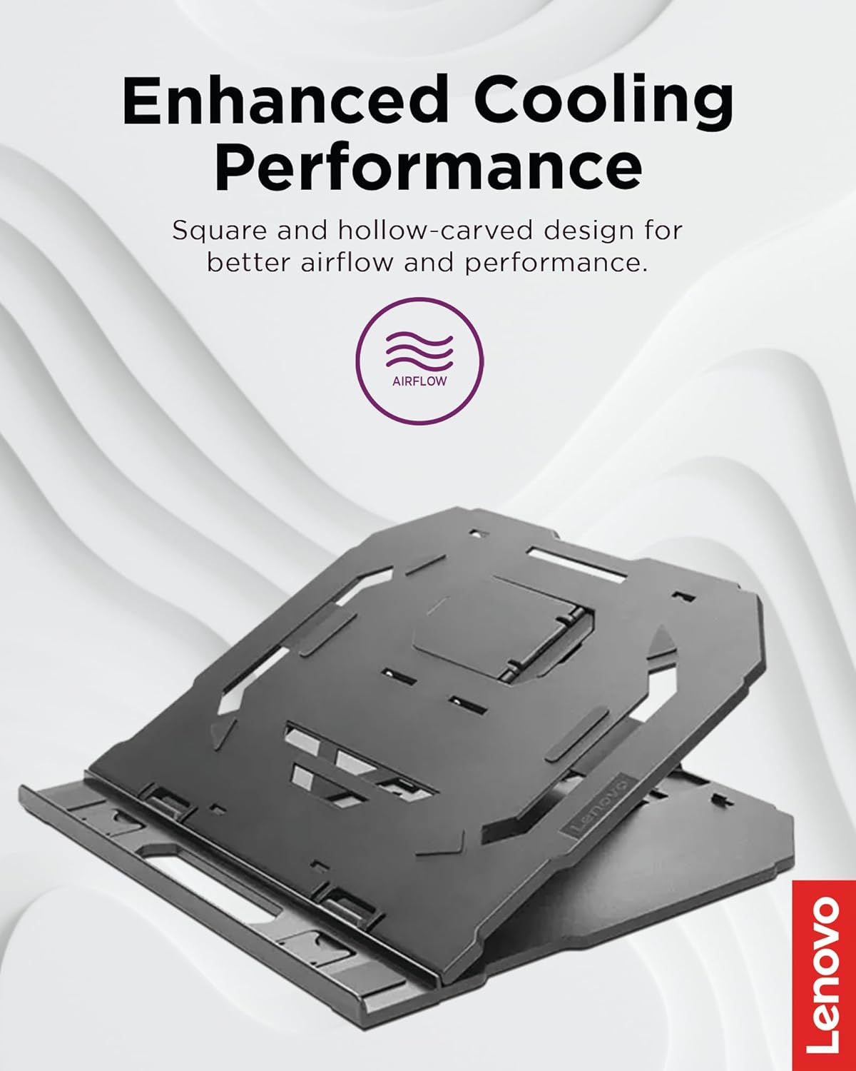 Lenovo GXF0X02619 2-in-1 Laptop Stand Adjustable Portable