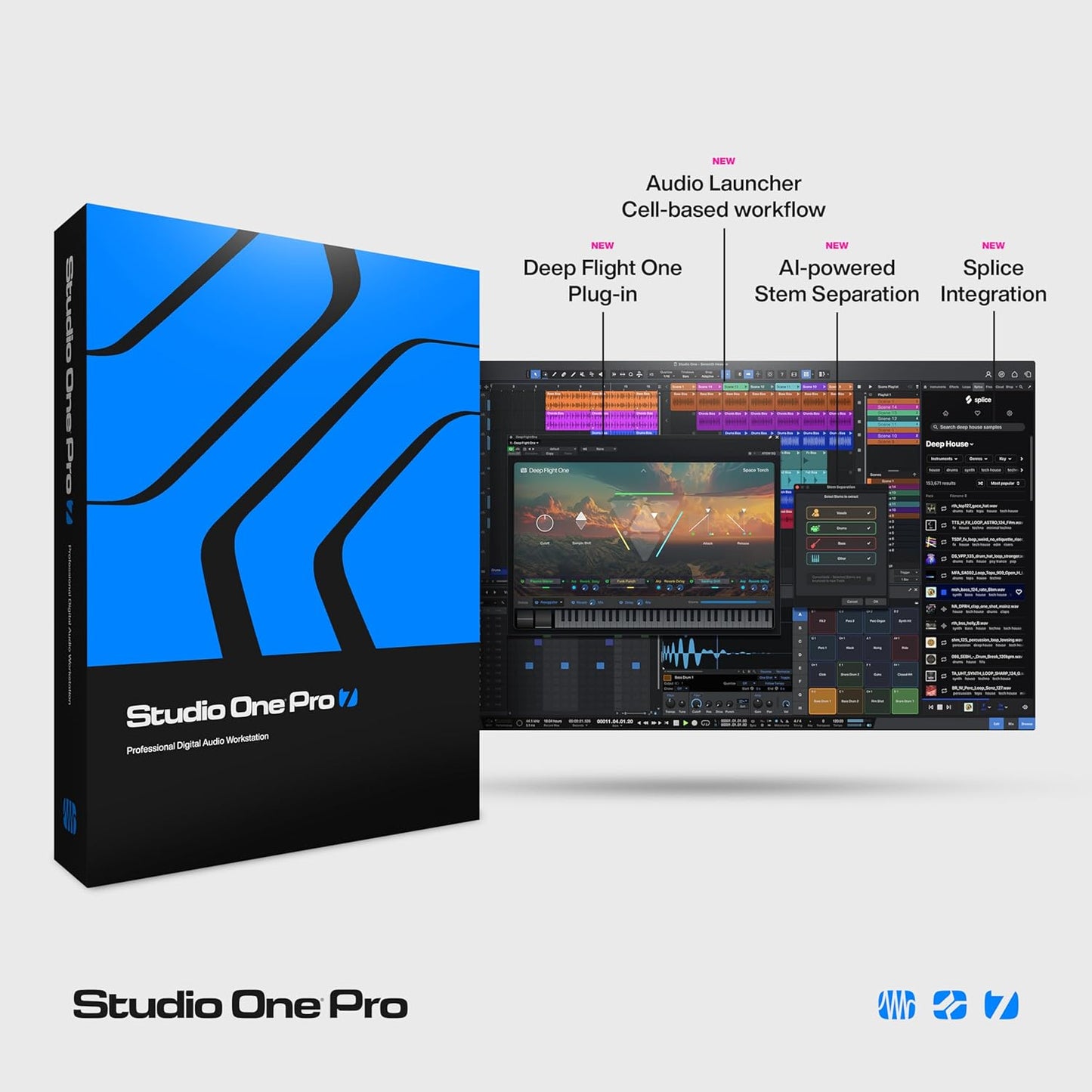 PreSonus Studio One Pro 7 Perpetual License Music Production DAW