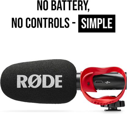 Rode VMGOII VideoMic GO II Compact On-Camera Microphone