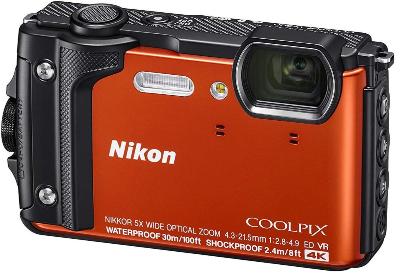 Nikon 26524 W300 Waterproof Underwater Digital Camera Orange