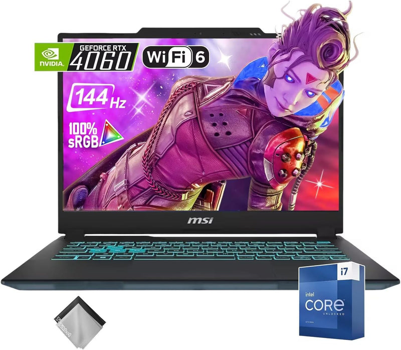 MSI CYBORG1413018 RTX 4060 Gaming Laptop i7 32GB RAM 2TB SSD — main product image
