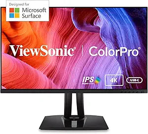 ViewSonic VP275-4K 27 Inch USB-C UHD Monitor
