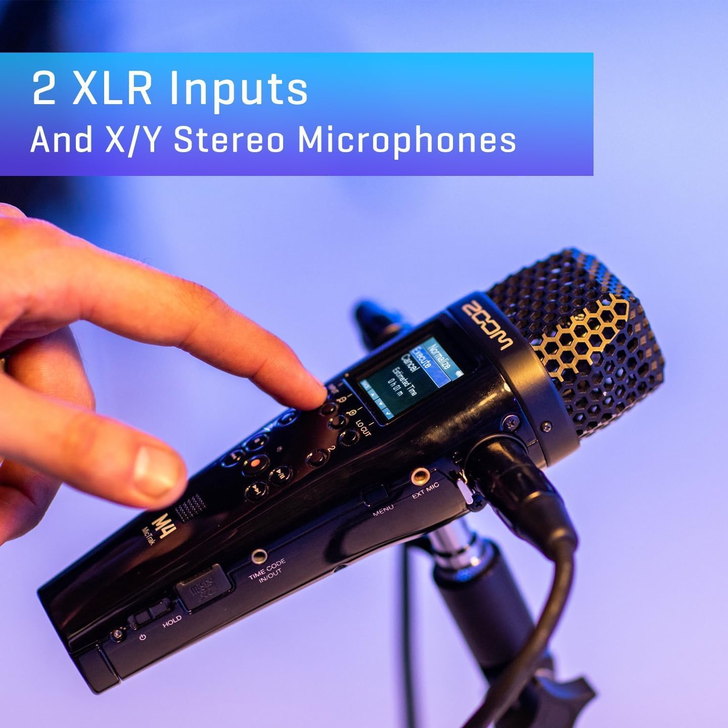 Zoom M4 MicTrak Stereo Recorder Bundle