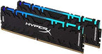 HyperX HX436C17PB4AK2/16 Predator RGB - 16GB (2x8GB) 3600MHz DDR4 RAM