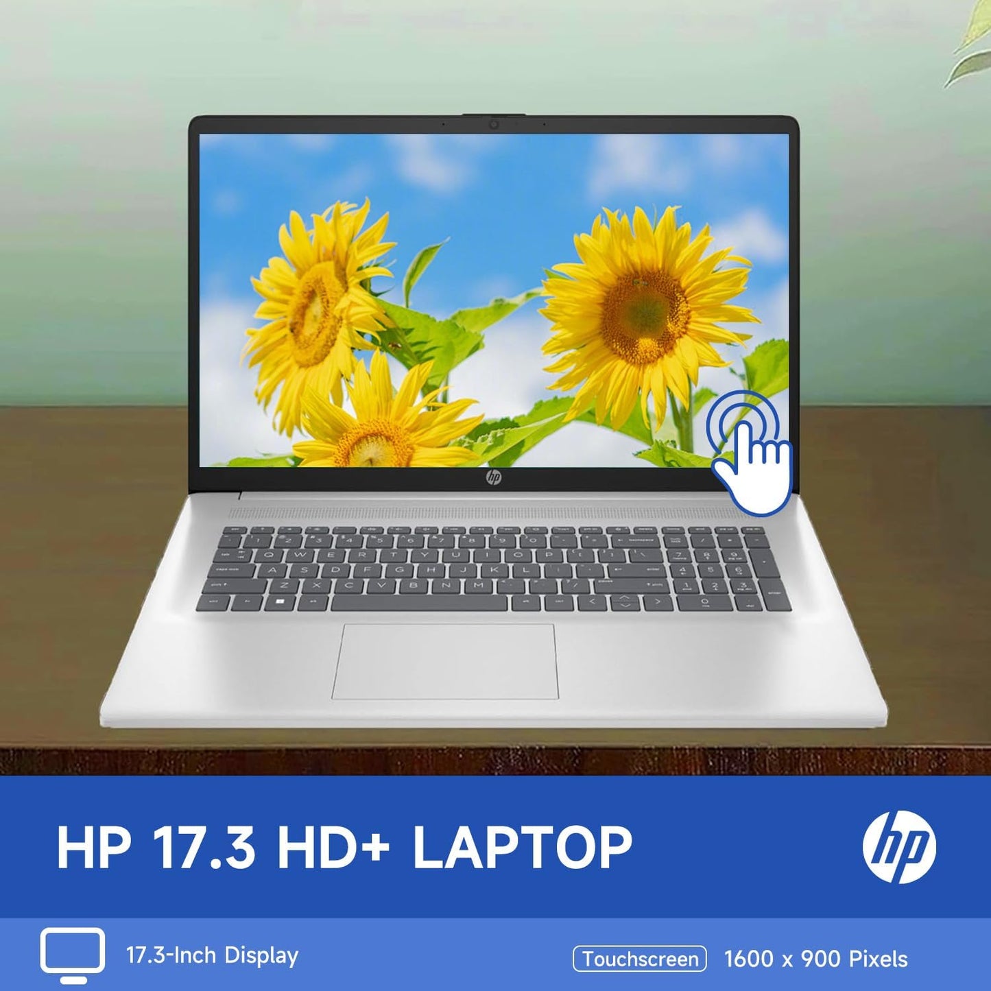 HP TPN-I139 17.3" Touch Laptop - i3, 16GB, 512GB SSD, Win 11 Pro