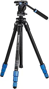 Benro TSL08AS2CSH Slim Aluminum Video Tripod Kit — main product image
