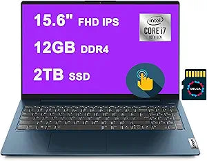 Lenovo IdeaPad 5 15" Touchscreen Laptop - i7, 12GB RAM, 2TB SSD
