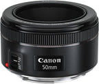 Canon 0570C002 EF 50mm f/1.8 STM Lens - Fast Prime (Renewed)