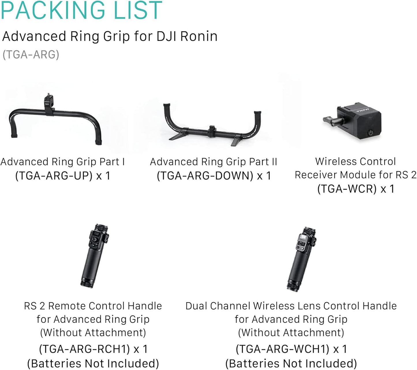 Tilta TGA-ARG Advanced Ring Grip DJI Ronin RS