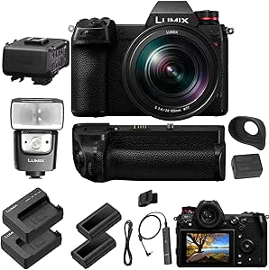 Panasonic DC-S1RMK Lumix S1R 24-105mm Lens Bundle