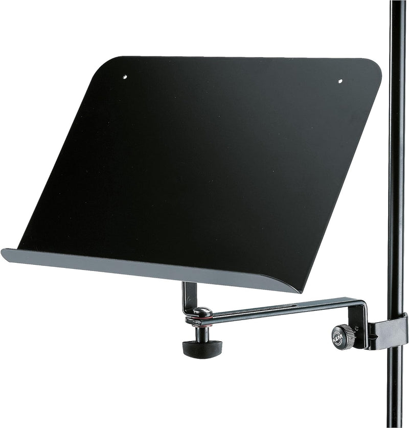 K&M 11520-000-55 Sheet Music Holder - Black — main product image