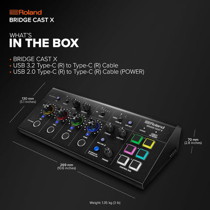 Roland BRIDGECSTX Dual Bus Gaming Mixer Interface