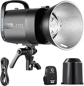 Neewer S101-400W PRO Strobe Flash - Bowens Mount - 5600K