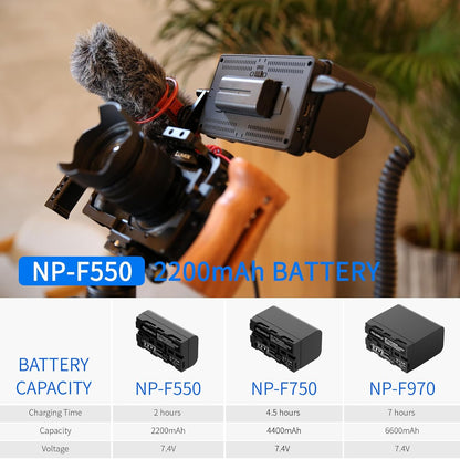 FEELWORLD AA-ANP55-LY-US NP-F550 Replacement Battery - 2200mAh, USB-C