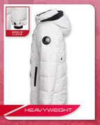 Spyder Girls' Long Length Puffer Jacket - Insulated Winter Coat